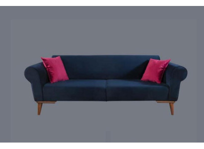 Moderner Sofa 3 Sitzer Textil Couch Dreisitzer Polster Möbel Stoff