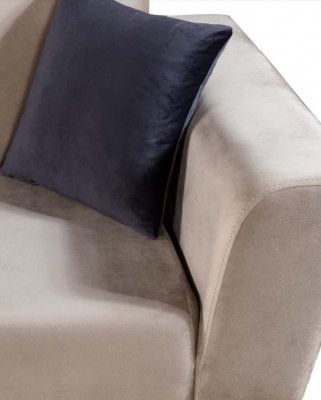 Obývací pokoj Pohovka Design Trojseda Moderní Pohovka Beige Nábytek Potah