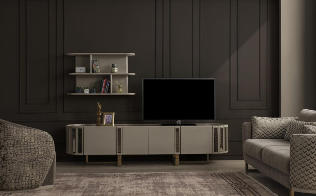 Sada obývacích stěn rtv Lowboard Regale tv Ständer Sideboard Komoda Obývací pokoj