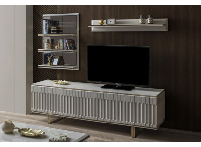 Luxus televizní stěna obývacího pokoje rtv Lowboard televizní stojan komoda Regal Wohnwand