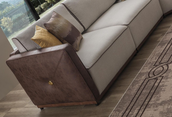 Ecksofa Sofas L-Form Sofa Eck Wohnzimmer Design Eckgarnitur Luxus Couch Möbel