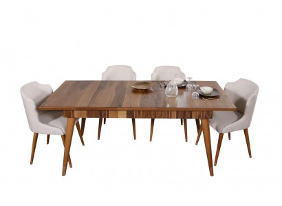 Stoly dřevěný stůl kovový stůl luxusní jídelní stoly italský design nábytek dřevo nový