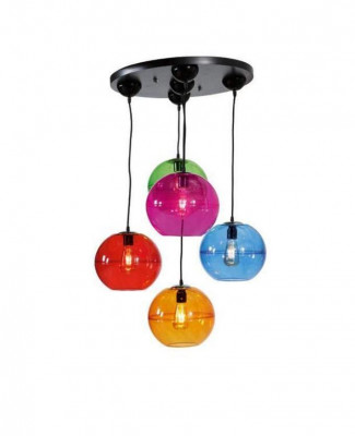 Design svítidlo Lustr Stropní lampy Moderní Stříbrná Nástěnná lampa Lustr Barevný