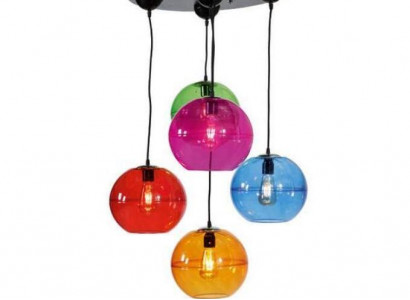 Design svítidlo Lustr Stropní lampy Moderní Stříbrná Nástěnná lampa Lustr Barevný