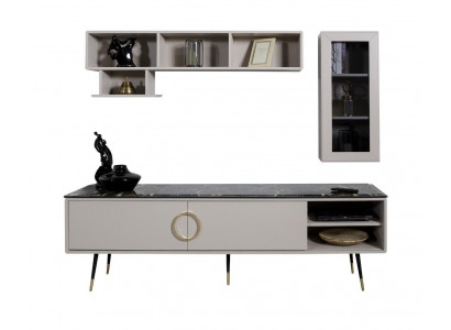 Italský styl TV skříň sideboard lowboard skříň luxusní nábytek komoda 205cm.