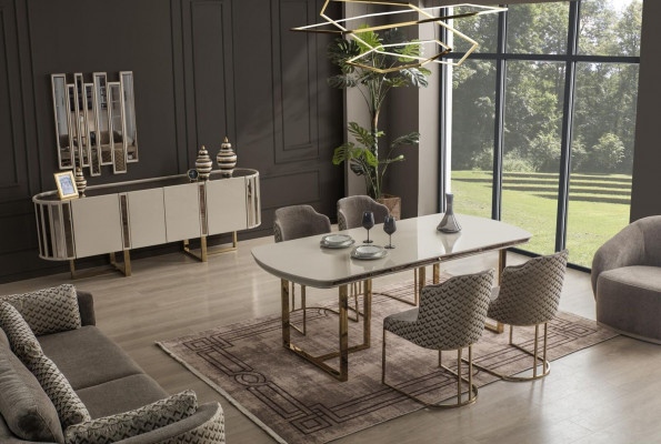Jídelní stůl Jídelní stůl Stůl Jídelní kout Stoly Moderní jídelní místnost Designer Nový