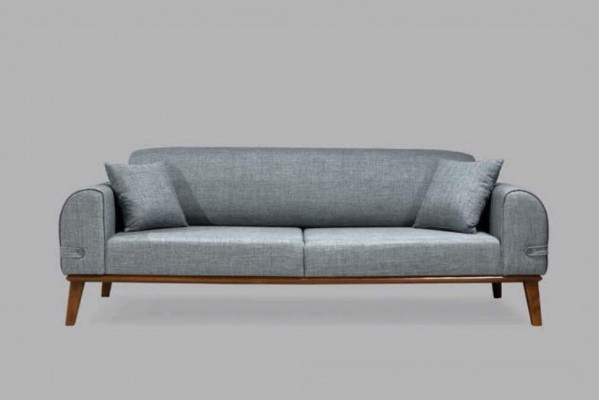 Sofa sestava 3+3+1 koženka Design Pohovka čalouněná Rozkládací pohovka Moderní Samet