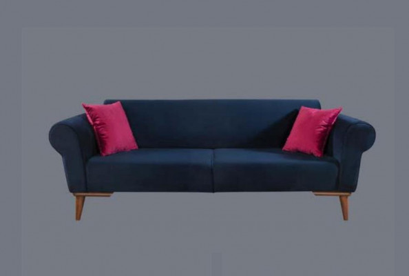 Sofa set 3+3+1 sedadlo Design Sofa Polstrování Pohovka Moderní 3 kusy