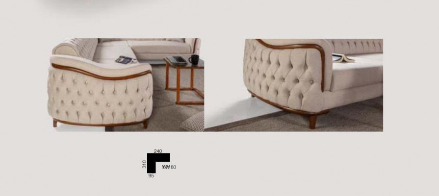 Ecksofa obývací krajina Chesterfield pohovka čalouněná pohovka gauč nábytek