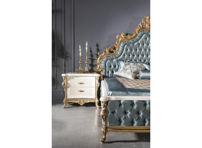 Noční stolek Beige Elegantní Moderní Nábytek Krásný Noční stolky Luxusní Ložnice Nové