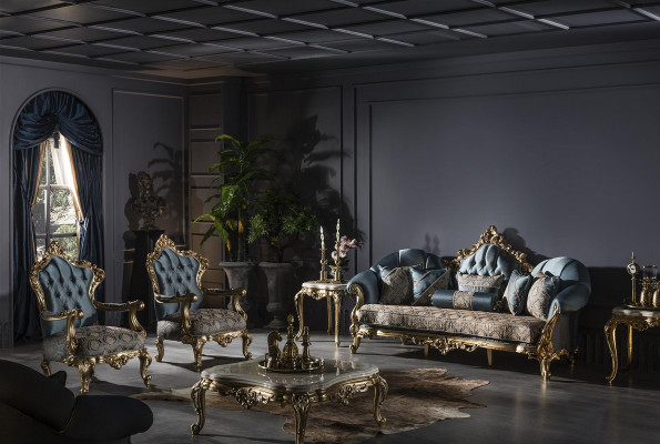 Konferenční stůl Beige Luxus Holz Wohnzimmer Design Krásný Stůl Nábytek Elegantní Nový