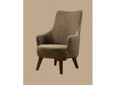 Luxus moderní křeslo 1-sedačka design obývací pokoj potah dřevěný nábytek