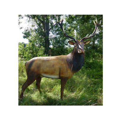 Jelen životní velikosti, dekorativní socha, socha, zahradní dekorace, 250 cm.