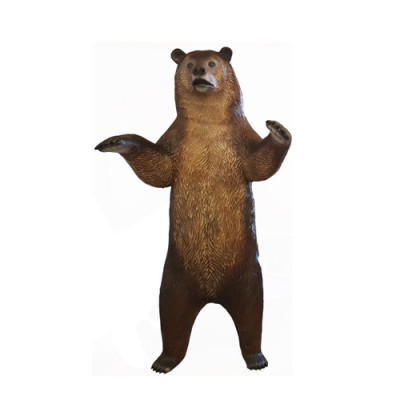 Medvěd životní velikosti figurína dekorace sochy socha zahrada dekorace 240cm Nové figuríny