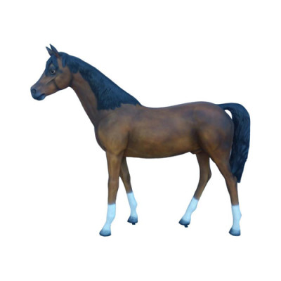 Kůň životní velikosti figurína dekorativní sochy socha zahrada Deko figurky 230cm