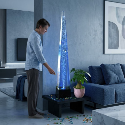 Sloupec vodní stěny 146cm Vodní zeď Sójlová zeď Rozdělovací stěna Osvětlená LED
