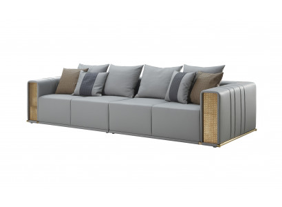 Sedačka 4místná Šedá Luxus Moderní design Nový Kreativní oddělení