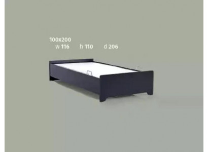 Postel Jednolůžko Postele Ložnice Dětský pokoj Rám postele 100x200cm