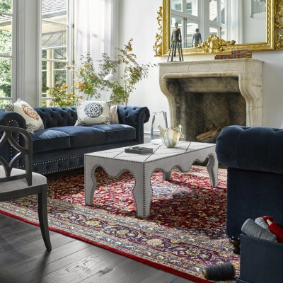 Chesterfield pohovková sestava pohovka potah sedací souprava potah látkový kůže