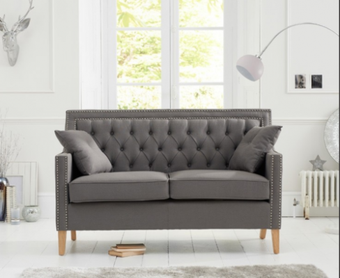 Chesterfield pohovka gauč polstrovaná souprava pohovka polstrovaný textil 2 sedadla