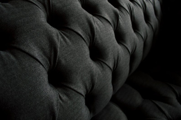 Chesterfield Textil Sofa 2 Sitzer Luxus Sofa Polster Sofas Design Stoffsofas