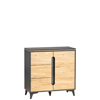Komoda Highboard Sideboard Skříň Moderní sbírka dekorací obývacího pokoje.