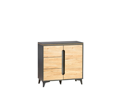 Komoda Highboard Sideboard Skříň Moderní sbírka dekorací obývacího pokoje.
