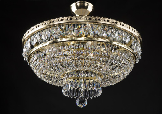 -Lustr Svítidlo Stropní svítidlo Závěsné svítidlo Lampa Křišťálový lustr Bohemia