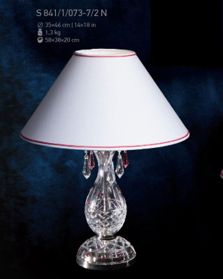 Klasická noční lampička stolní lampa Bohemia lampa stolní svítidlo