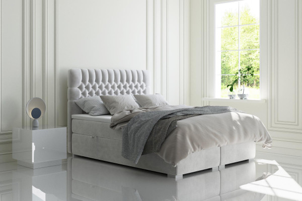 Boxspring Bett Hotel Doppel Chesterfield Luxus Betten Polster Kasten Funktion
