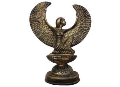 Ägypten Skulptur Göttin Isis Figur Statue Figuren Statuen Antik Stil 38cm Neu