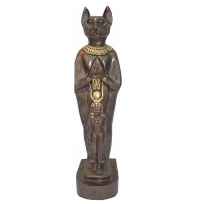 Socha Egypt Bohyně Kočky Bastet Sochy Egyptská Socha Figury Faraon