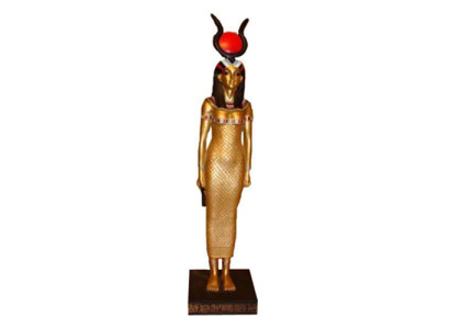 Ägypten Skulptur Göttin Isis Figur Statue Figuren Statuen Antik Stil 33cm Neu