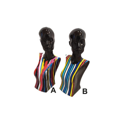 Abstrakte Skulptur Frauen Büste 58 cm Stil Statuen Skulpturen Figuren Wohnzimmer