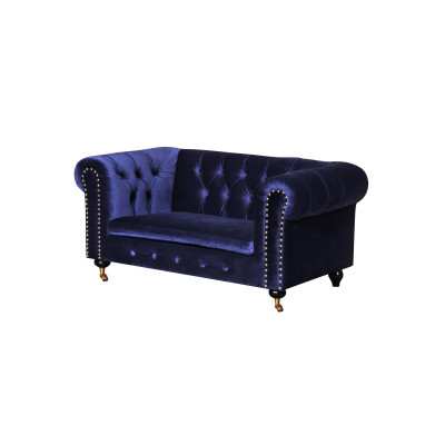 jvmoebel ® Leder Sofa Couch - Design Polster Zweisitzer Couch Garnitur Schwarz