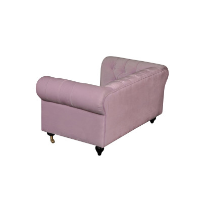 jvmoebel ® Leder Sofa Couch - Design Polster Dreisitzer Couch Garnitur Rosa Neu