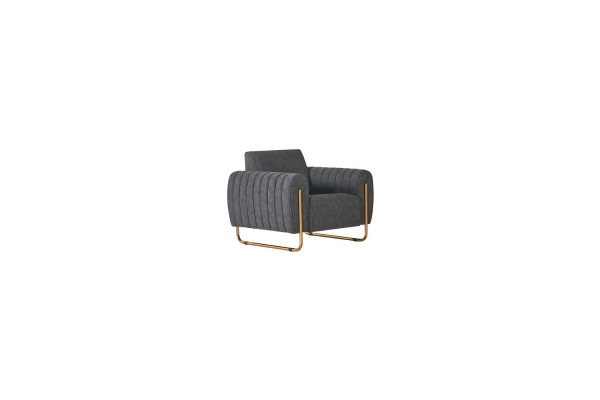 Arbeitszimmer Stoffsofas Set 3-Sitzer 2x Sessel Couchtisch Modern Stil