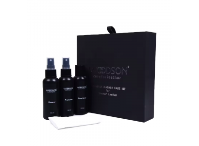 Čisticí a pečující sada na kožené materiály – sada 3 pečujících sprejů