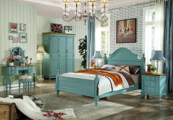 Hotel Polster Dvojitá postel Americké Bix XXL Dřevo Textilie Luxusní design postele