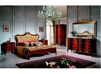 Klasická postel Chesterfield s krystaly Swarovski Dvojitá lůžka s polštáři.