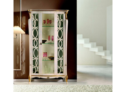 Klasický nábytek z dřeva design Vitrína Styl Regál Skříň Skříně Italský nábytek Nový