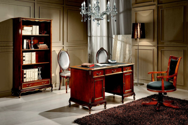 Nábytek do kanceláře Stůl Psací stůl Italský styl Nábytek Skutečné dřevo Psací stoly
