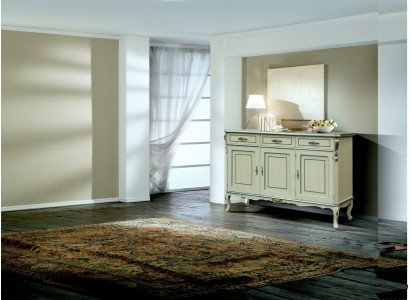 Luxus Italienische dřevěné nábytek bílý velký bufet skříň obývací nábytek Nový