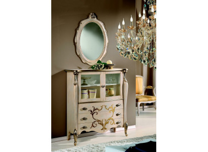 Komoda Sideboard Skříň Regály Italský nábytek Baroko Rokoko Regál Skříně