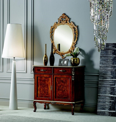 Designer dřevěný Italský nábytek Design Nábytek Styl Baroko 2dílná Komoda