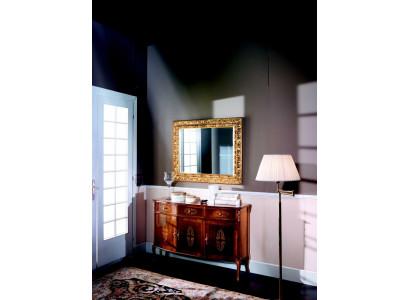 Designer Luxusní italský nábytek z dřeva 2dílná sada nábytku v barokním stylu - komoda.