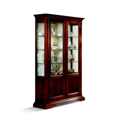 Elegantní designér italské luxusní dřevěné nábytek v barokním stylu, šatník, vitrína do obývacího pokoje.