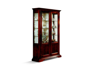 Elegantní designér italské luxusní dřevěné nábytek v barokním stylu, šatník, vitrína do obývacího pokoje.