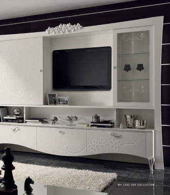rtv televizní skříňka sideboard stěna televizní komoda dřevo design moderní skříně