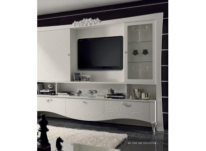 rtv televizní skříňka sideboard stěna televizní komoda dřevo design moderní skříně